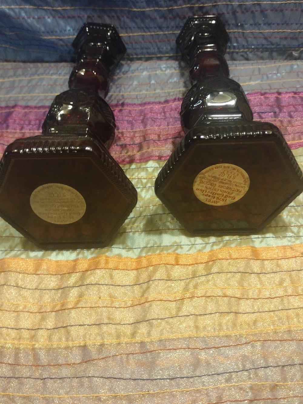 Vintage Gothic Avon Cape Cod Candlesticks - Picture 3 of 6
